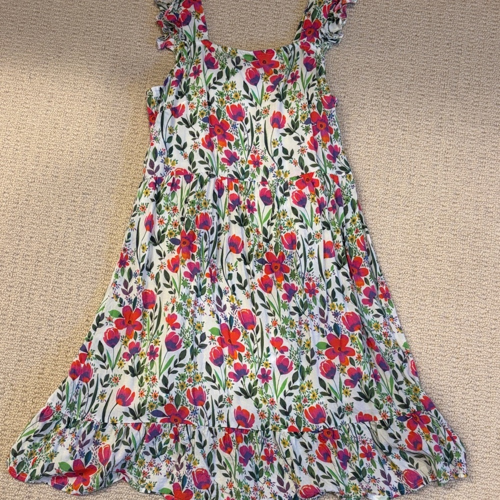 Egg girls Floral Dress with Ruffle Straps